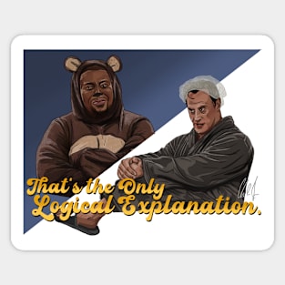 They Came Together: Taking A Shower Guy Sticker